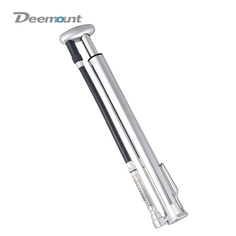 Deemount PMP-020 160PSI Bike Pump Cycling Tire Ball Floor Inflator CNC Alloy Barrel W/ Bleeder Pedal Hose Presta Schrader Valve