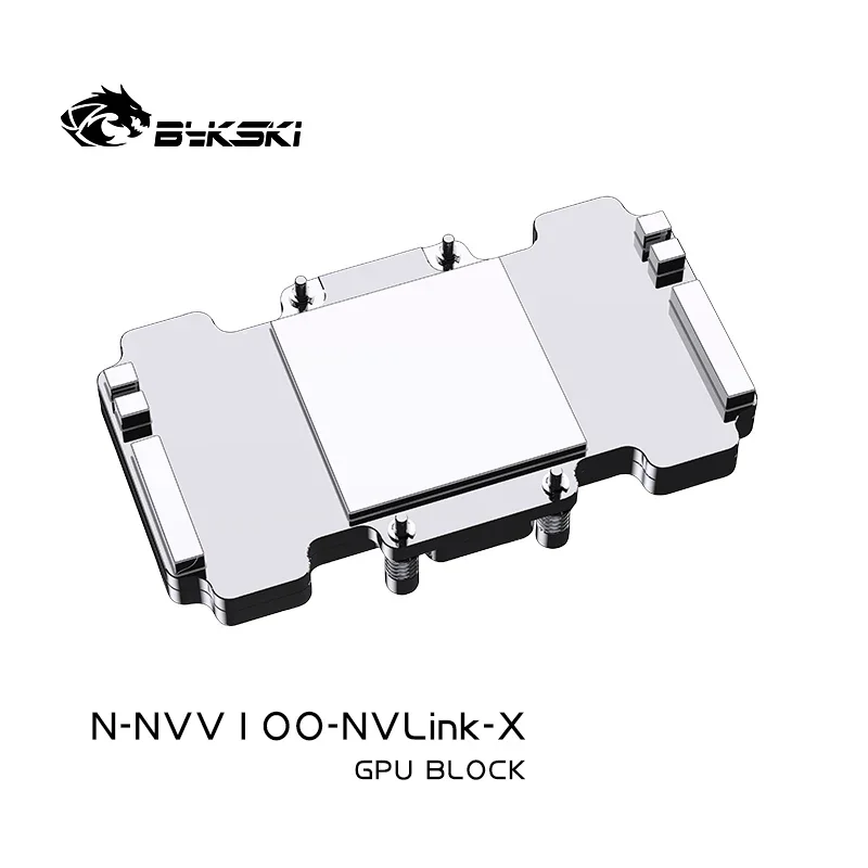 Bykski GPU Water Block for NVIDIA V100 NVLink Video Card Cooled Radiator / N-NVV100-NVLink-X