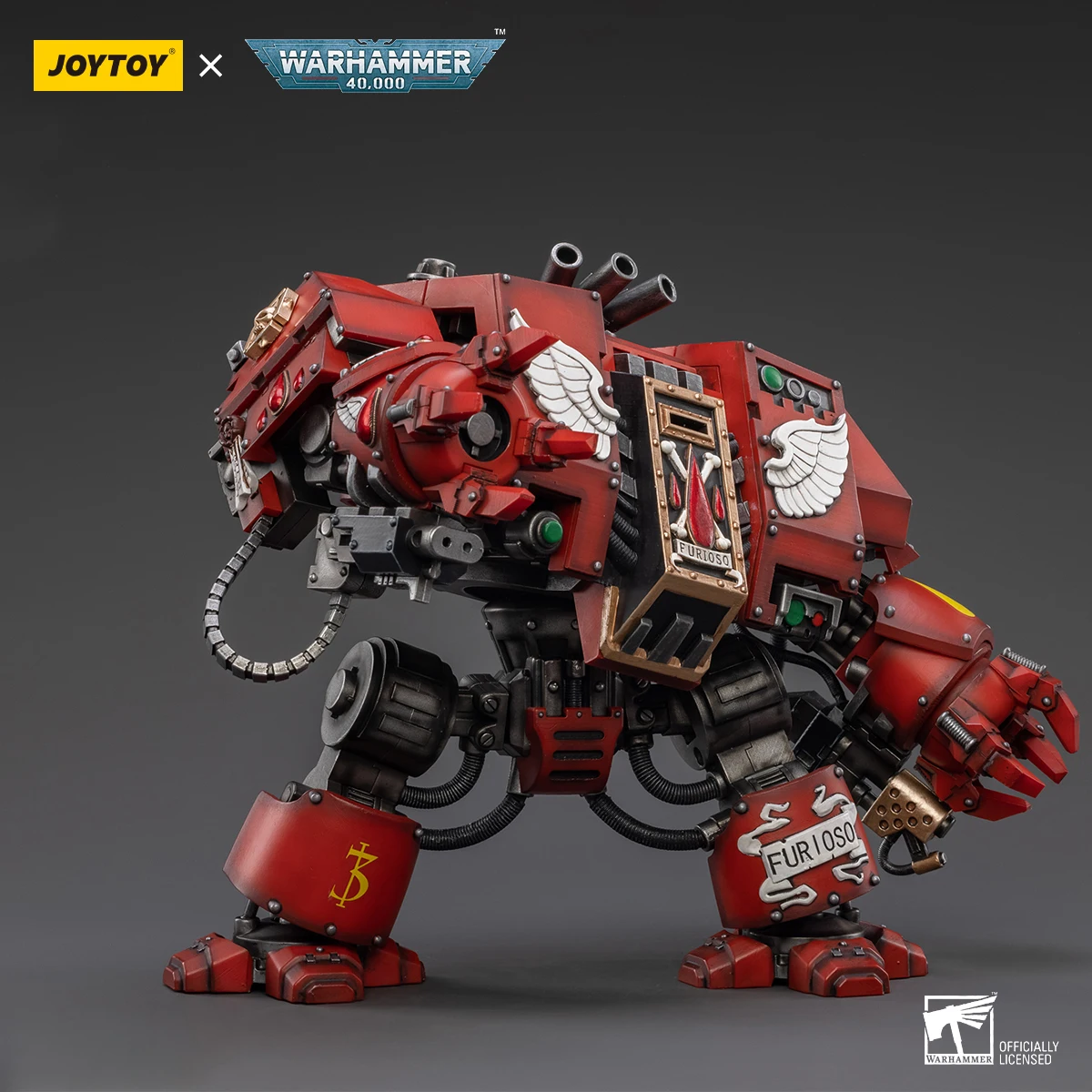 JOYTOY Warhammer 40K ملائكة الدم عمل الشكل Furioso Dreadnought Brother Samel المفاصل المنقولة تمثال جمع نموذج اللعب