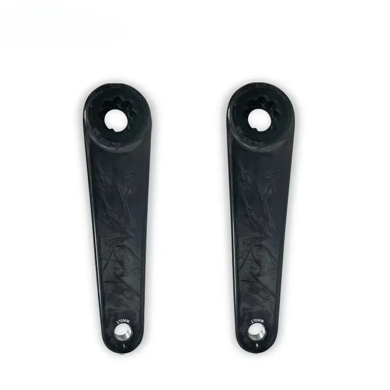 Snail Bicycle Crank Set Carbon Fiber Ultralight Crank Arm Mtb Road Bicycle Crankset Sprocket Crank