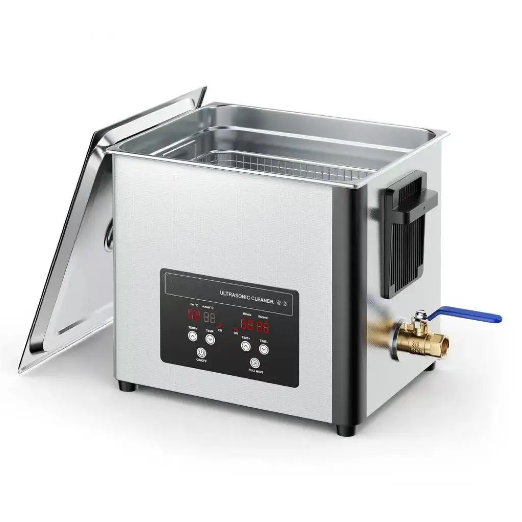 

180W 10L Ultrasonic Cleaning Machine With Cleaning Basket And Digital Display, Suitable For Shavers, Jewelry, Etc