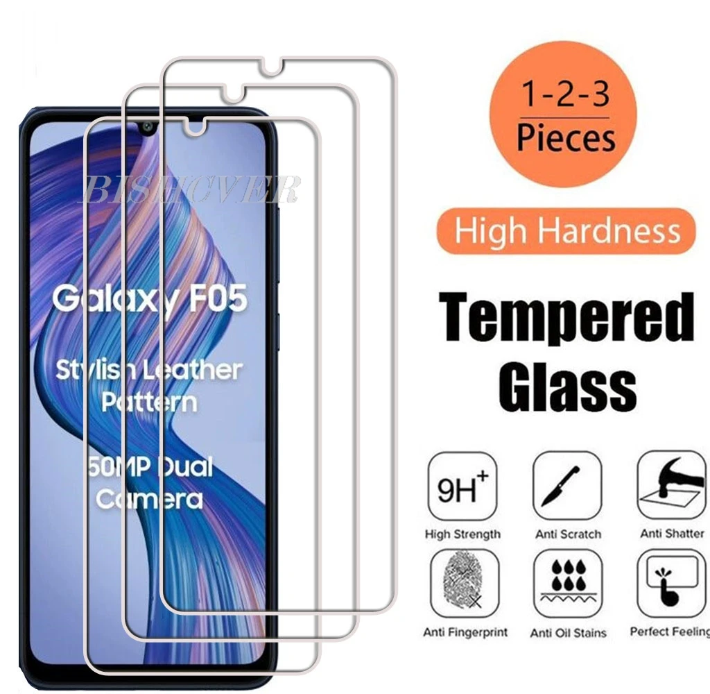 Закаленное стекло для Samsung Galaxy M05 F05 6,74 дюйма GalaxyA05 A05 A05S, защитная пленка для экрана телефона, защитная пленка Закаленное стекло для Samsung Galaxy M05 F05 6,74 дюйма GalaxyA05 A05 A05S, защитная пленка для экрана телефона, защитная пленка