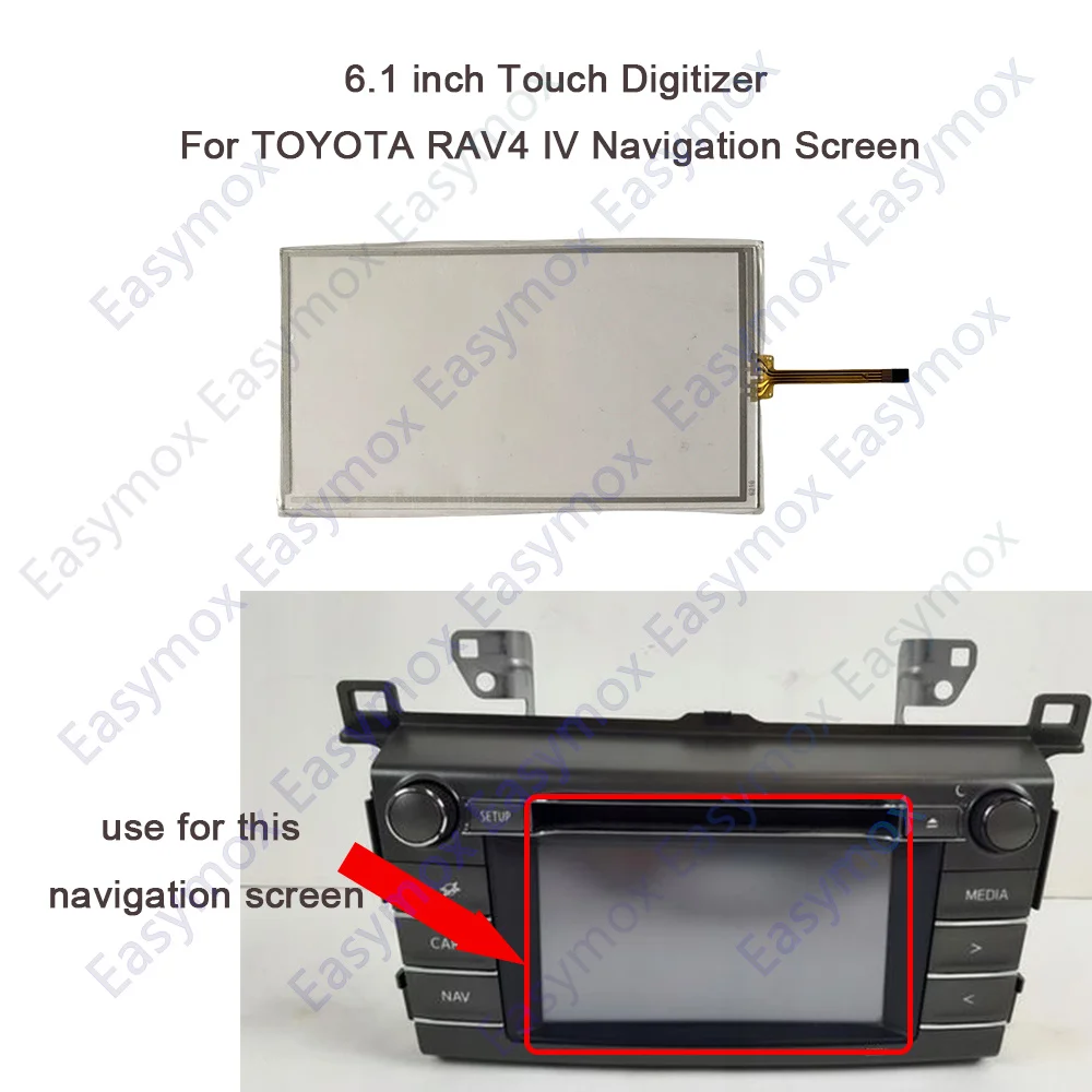 

6.1 inch Touch Screen Digitizer Glass For TOYOTA RAV 4 2013-2018 86140-42240 Navigation Screen 2013 2014 2015 2016 2017 2018