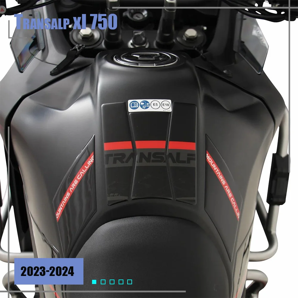 

3D гелевые наклейки для Transalp XL750 2023, аксессуары, защита бака мотоцикла XL750L Transalp 2024, Transalp 750 xl