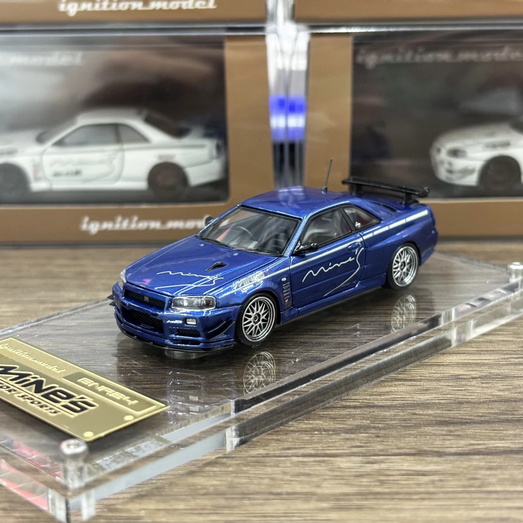 

Ignition MODEL 1/64 R34 Mine's Two Colors Resin Model Car In 2025