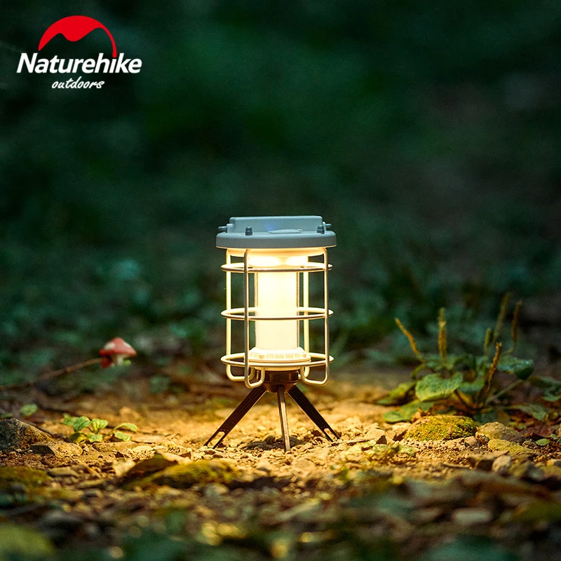 Naturehike Outdoor Camping Lamp Portable Camping Tent Camp Lamp Atmosphere Lamp Waterproof Lamp Emergency Lights Tourist Lamp