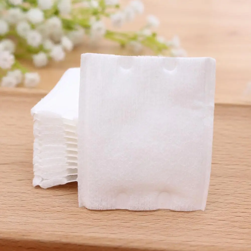 وسادات قطنية سميكة على الوجهين ، منشفة للاستعمال مرة واحدة ، أدوات إزالة المكياج ، ملحقات مستحضرات تجميل ناعمة J6i5 ، 50 ، 7.5