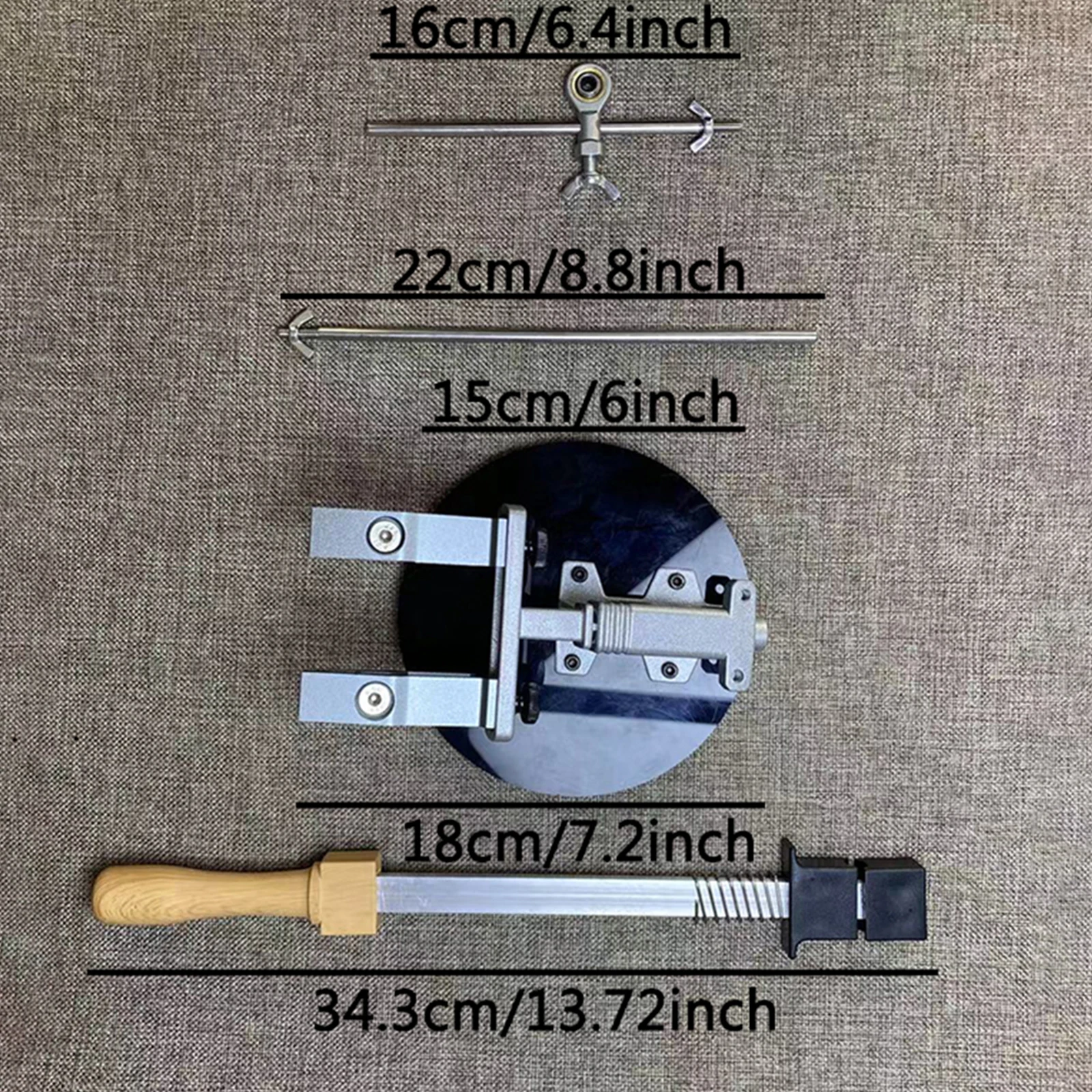 

Fixed Knife Sharpener with 3 Whetstones Knife Sharpening System Kitchen Grinding System Kitchen Knife Accessories