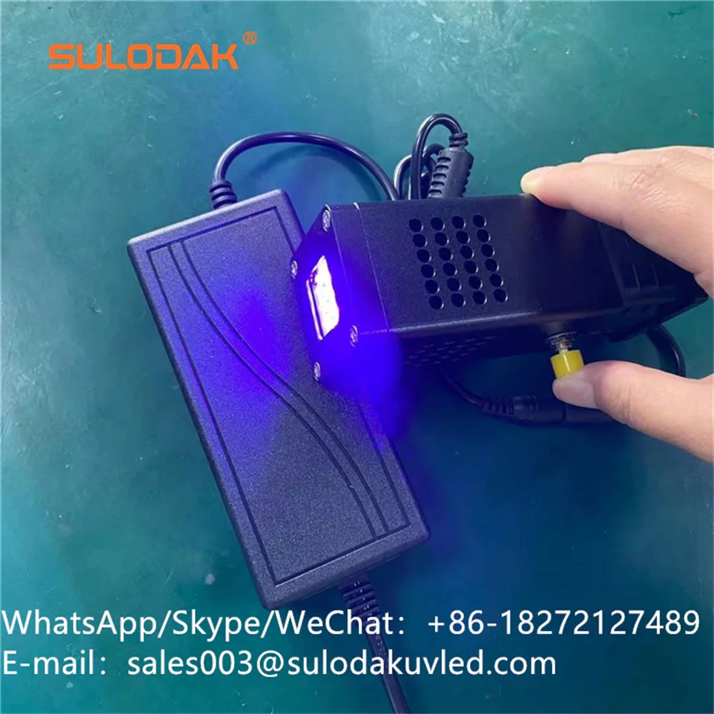 

20*20mm Handheld Air-cooled UV resin/Circuit board green oil/Photocatalytic reaction/UVLED UV curing lamp in Research laboratory