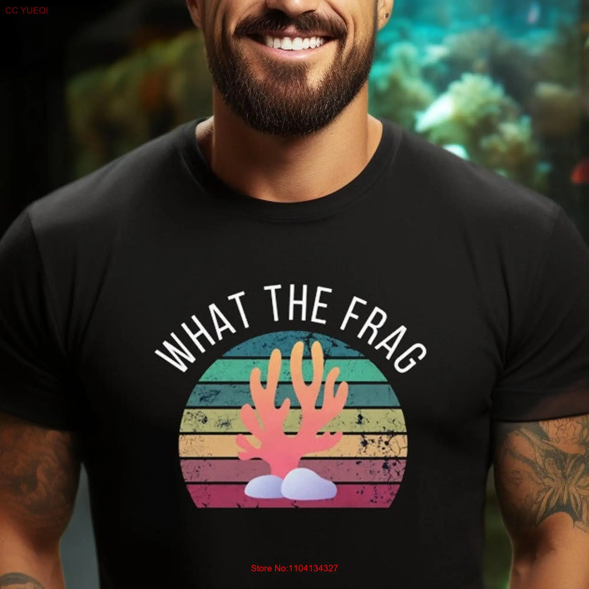 What the Frag T Shirt Coral Reef Saltwater Funny Aquarium Aquarist Fish long or short sleeves