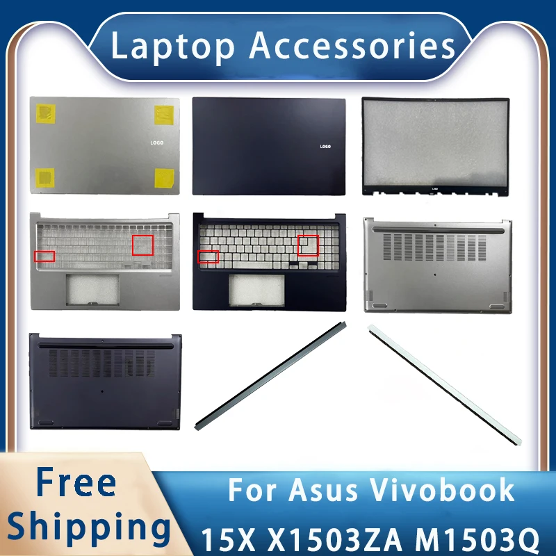 New For Asus A555L K555L F555L X555L R555; Replacemen Laptop Accessories Lcd Back Cover/Palmrest/Bottom With LOGO