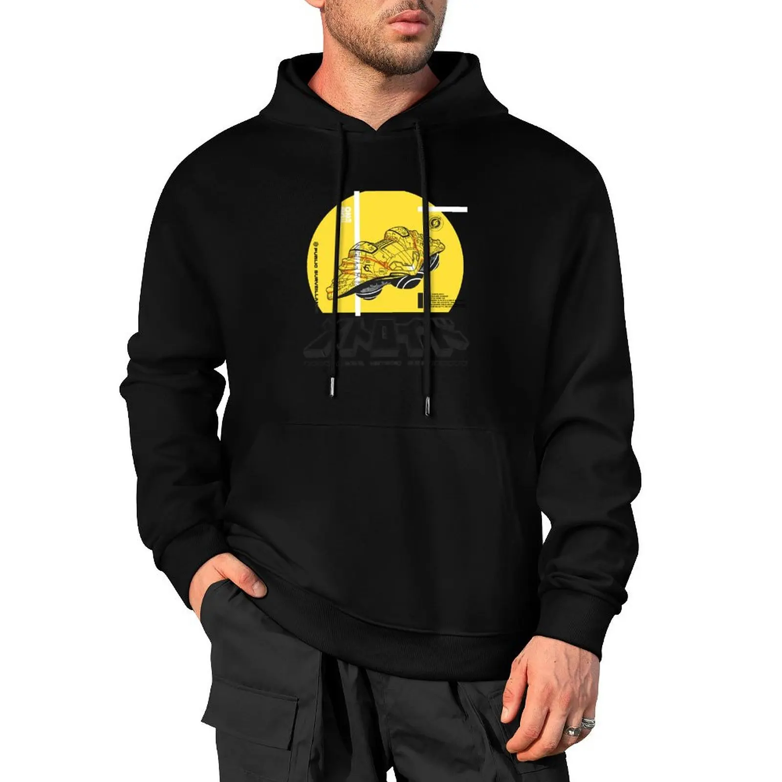 

SUPER METROID Pullover Hoodie men's sweat-shirt set men clothing anime clothes men's winter sweater hoodie oversize