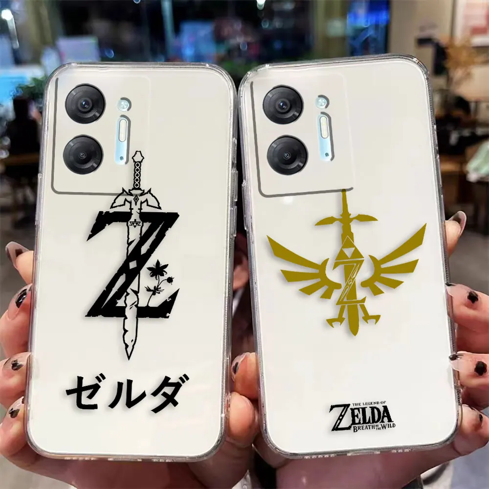 Clear Phone Case For Infinix HOT 9 10 11 12 12i 20 20s 30 30i POVA 2 3 4 PRO PLAY Case Funda Cartoon The L-Legend of Z-Zelda