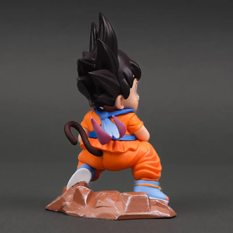 9-15cm Dragon Ball Gk Q-Version Son Goku Puaru Yamcha children Little Follower Anime figure giocattolo decorativo regalo da collezione