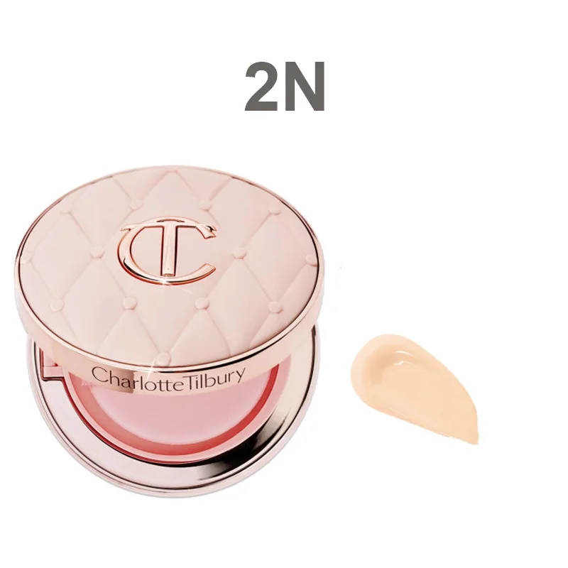 Charlotte Tilbury Shimmer Makeup Air Cushion Lichtgewicht vochtregulerende oliecontrole Tweekleurige hartvormige poederblusher Uniek ontwerp