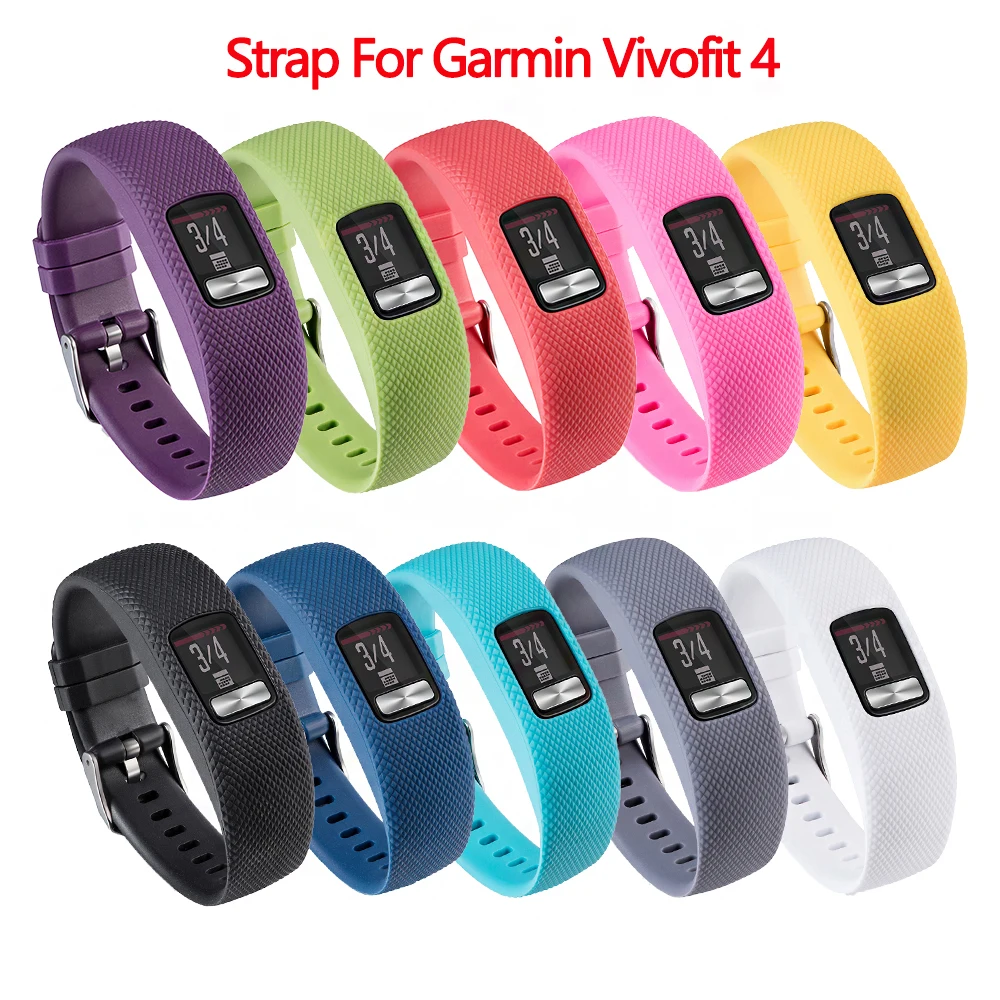 Silicone Wristband For Garmin Vivofit 4 SmartWatch Activity Fitness Watch Strap For Garmin Vivofit 4 Bracelet Accessory Garmin4