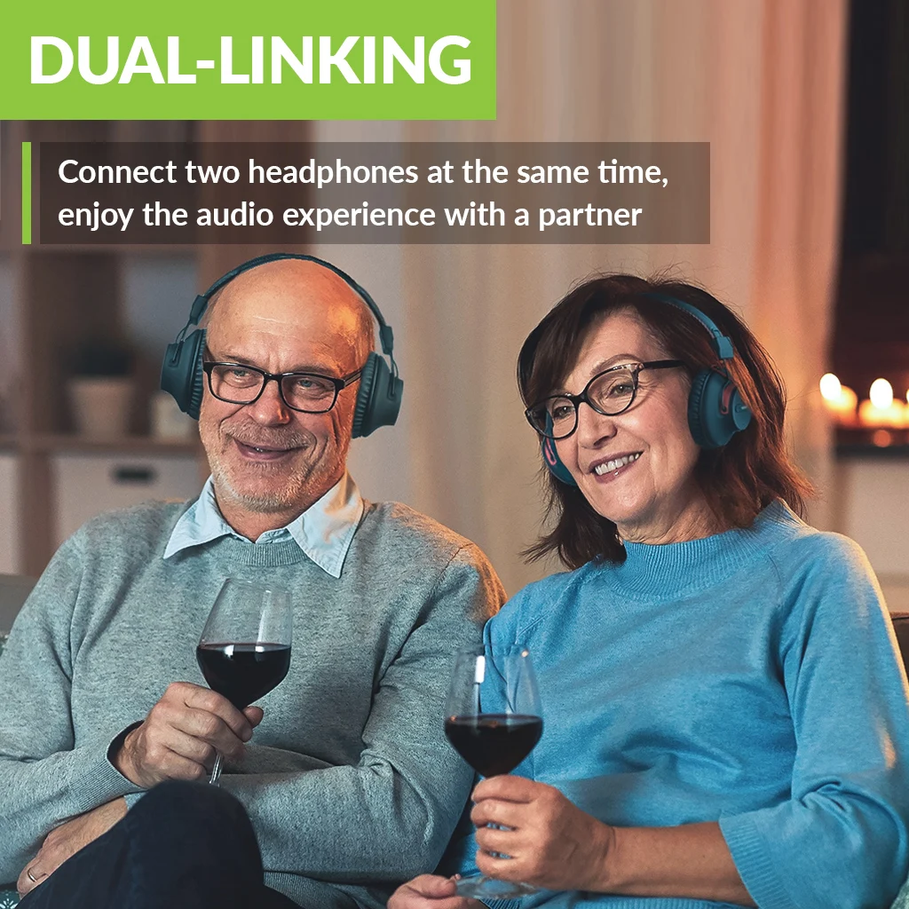 Trasmettitore Avantree Audikast Plus Bluetooth 5.0 per TV PC con controllo del volume, adattatore audio wireless a bassa latenza aptX