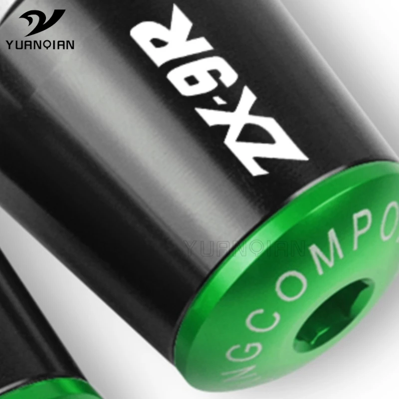 

For Kawasaki ZX9R ZX 9R 2000 2001 2002 2003 Motorcycle Accessories 7/8" 22MM Handlebar Hand Grips Handle Bar End Cap ZX-9R