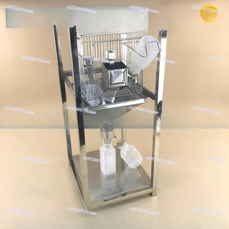 قفص تعديل الفئران التجريبي، البول والبراز، منفصل ومجمع، مصنوع من الفولاذ المقاوم للصدأ