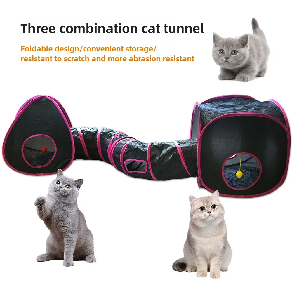 Haustier Katze Spielzeug Kombination Tunnel Katze Runway Katze Bohrer Durch Rolling Boden Totoro Tunnel Spielzeug Kann mit Katze Tunnel Spielzeug