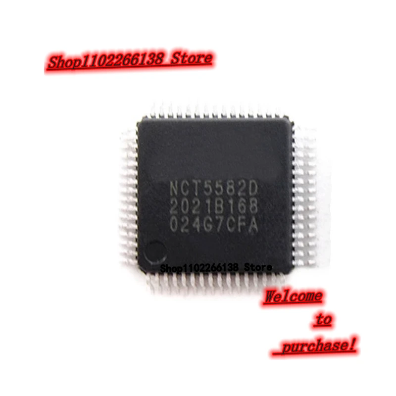 NCT5582D NCT5582 QFP-64 Chip IC 1pcs/lot