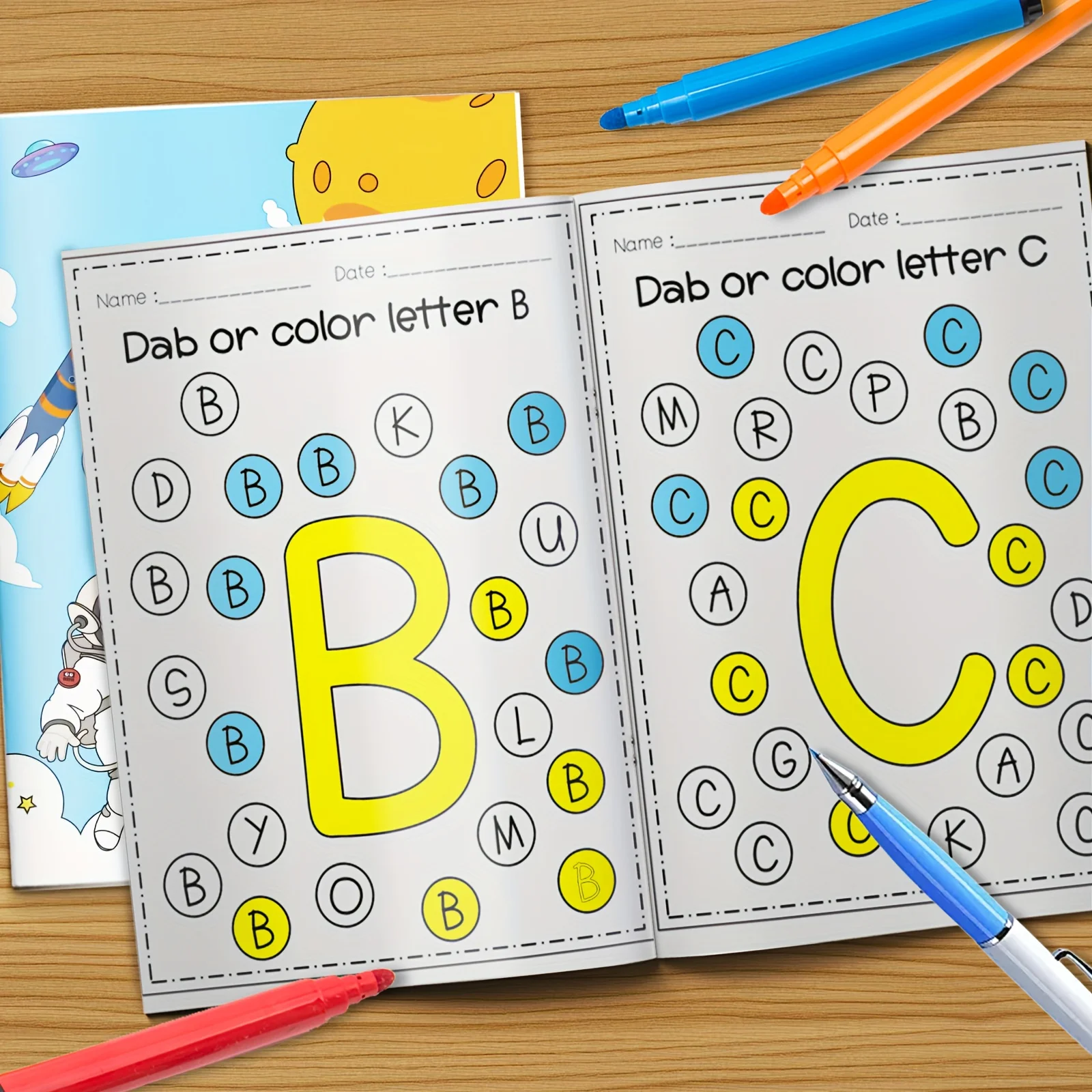 A Creative Coloring Adventure, Alphabet Coloring Book for Kids to Discover Letters and Enjoy Early Learning