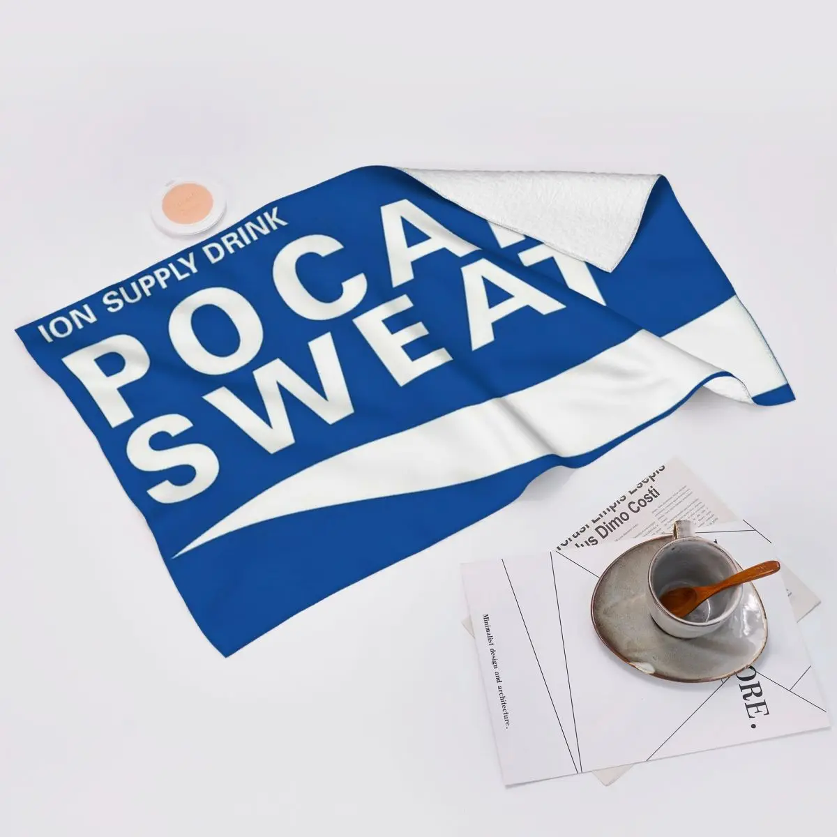 Custom Just Some Pocari Sweat Merch Soft Face Towel Quick Dry Pool Bath Cotton Towels Absorbent Quick