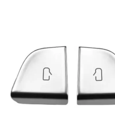 Door Switch Button Trim Cover For Tesla For Model Y For Juniper 2025 2026 For Model 3 2024 ABS Silver Door Lock Open Button Prot