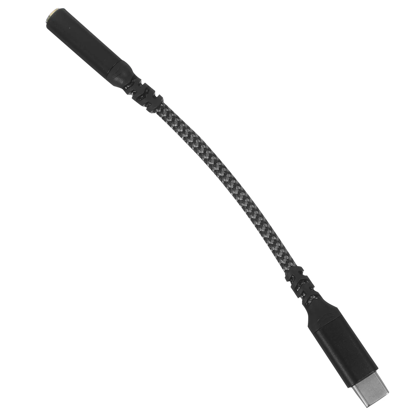 USB Type C to 3.5mm Audio Adapter Metal Type-C Earphone Adapter for Phones Tablets Laptops Digital Decoding Technology Clear