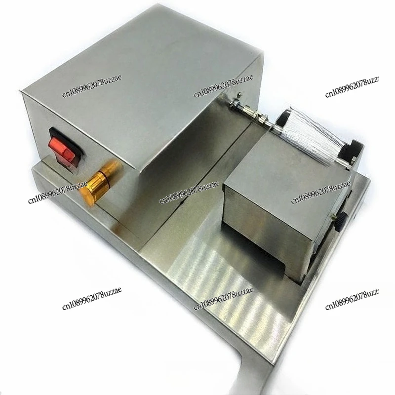 Electric Speed Regulating Stainless Steel Oil Edge Machine, Leather Goods Oil Edge Box, Handheld Electric Oil Edge Machine