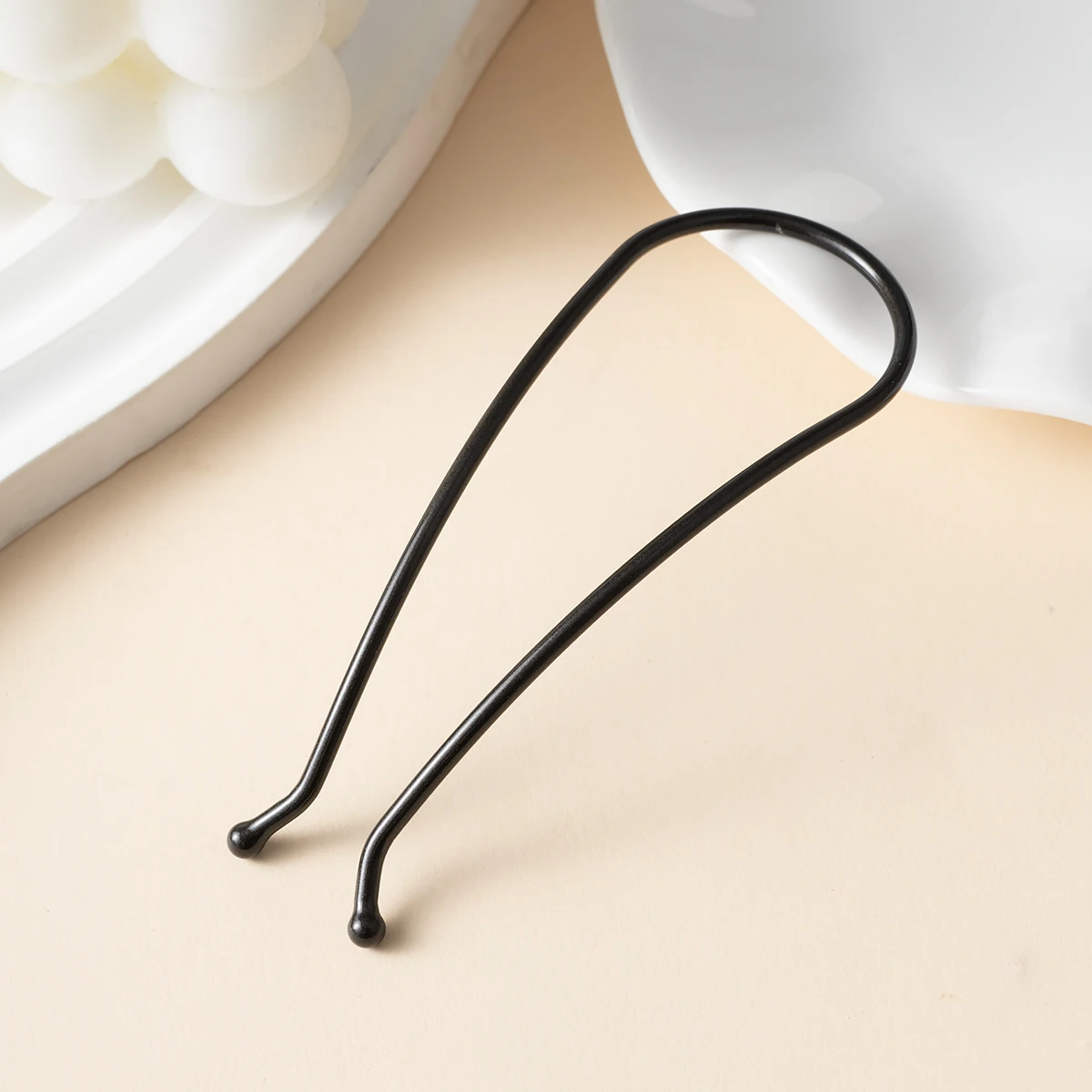 Black Metal U Shape Hair Fork Women Hair Stick Hair Combs Bun Hairpin Clip Hairstyling Tool Girls Hair Accessories Protect Scalp image 6