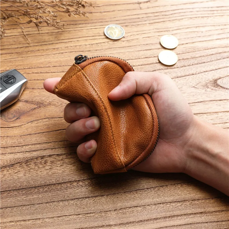 Zency Women Purse Genuine Leather Long Wallet Soft Cowhide Leather Multiple Card Holders Bag Unisex