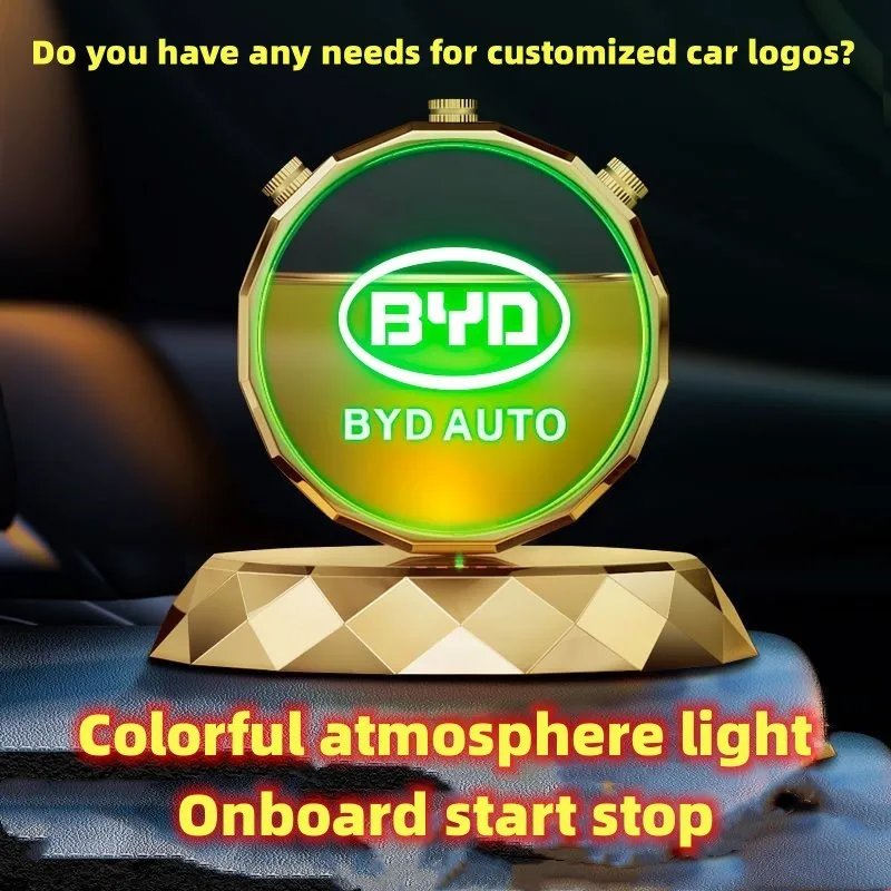 Car mounted perfume Car interior fragrance Smart atmosphere light Light up Car accessories Center console accessories