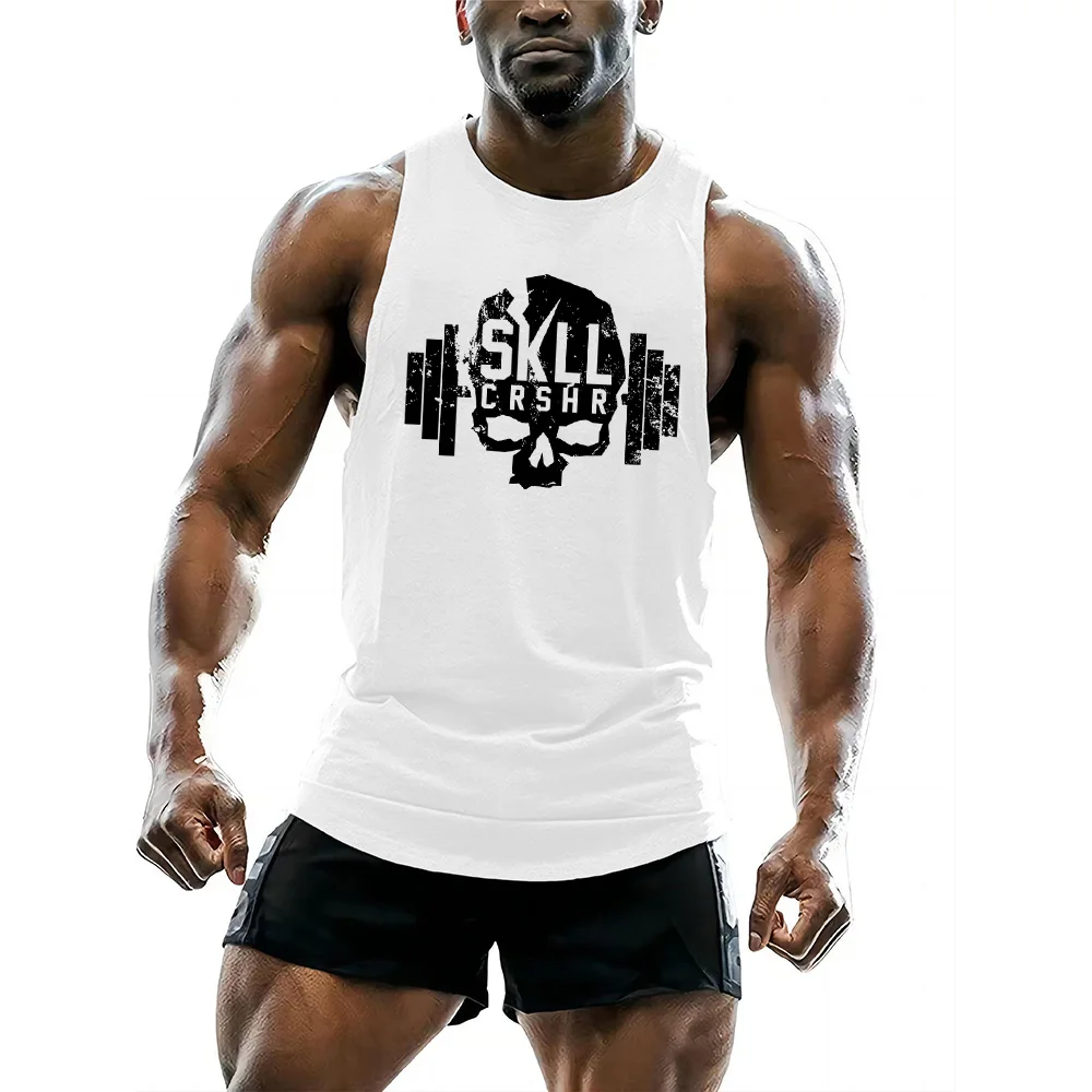 Gym Men's clothing Sports Fitness Vest Dry Fit T-Shirt Sleeveless Vest For Men Outdoor y2k Shirt Casual Athletic Jersey Fitness