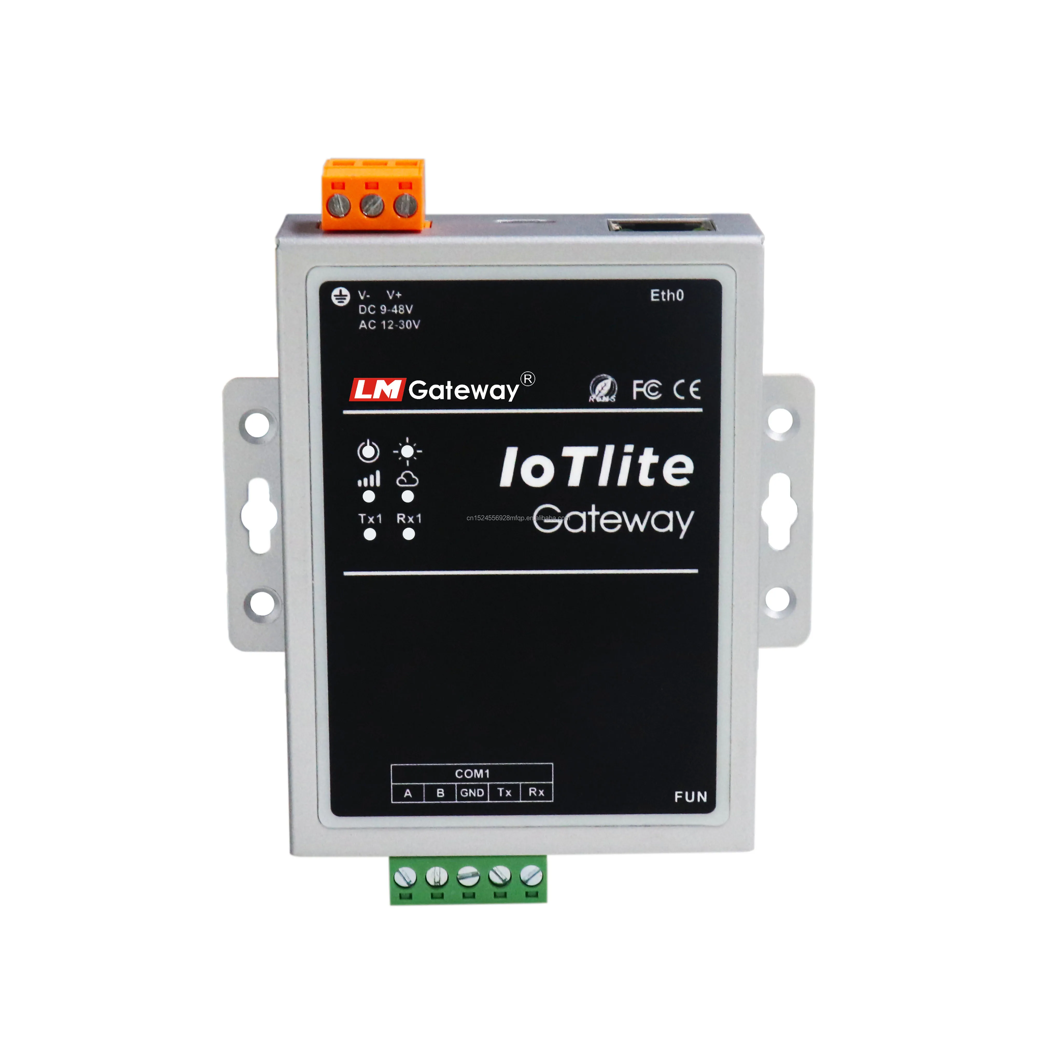 LM 101lite IIoT RS485 para Ethernet PLC para Modbus MQTT OPC UA Gateway de conversão multiprotocolo