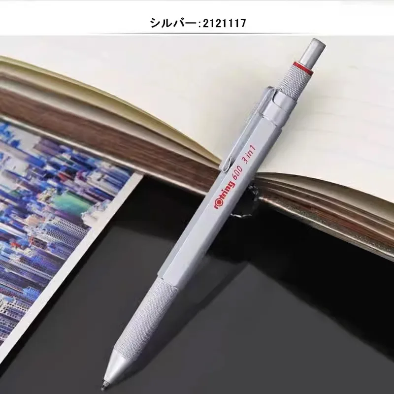 Rotring 600 3-in-1 Multifunctional ballpoint Pen, Metal Ideal for