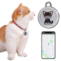 Cat Dog Tracker Anti-Loss Pet GPS Tracker Waterproof GPS Collar for Small Cats Wearable Locator for Real-Time Location Tracking