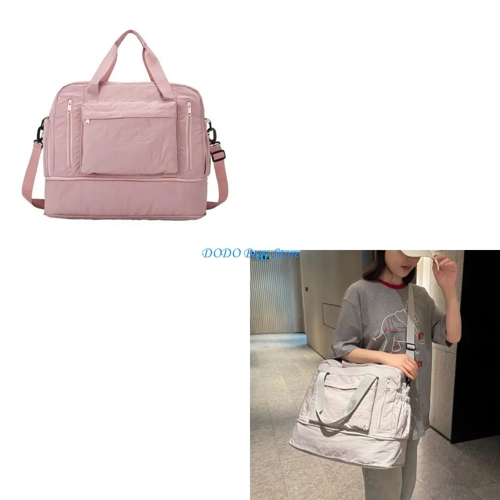 

Travel Bags With Expandable Capacity Water Resistant Fabric Adjustable Shoulder Strap Lightweight