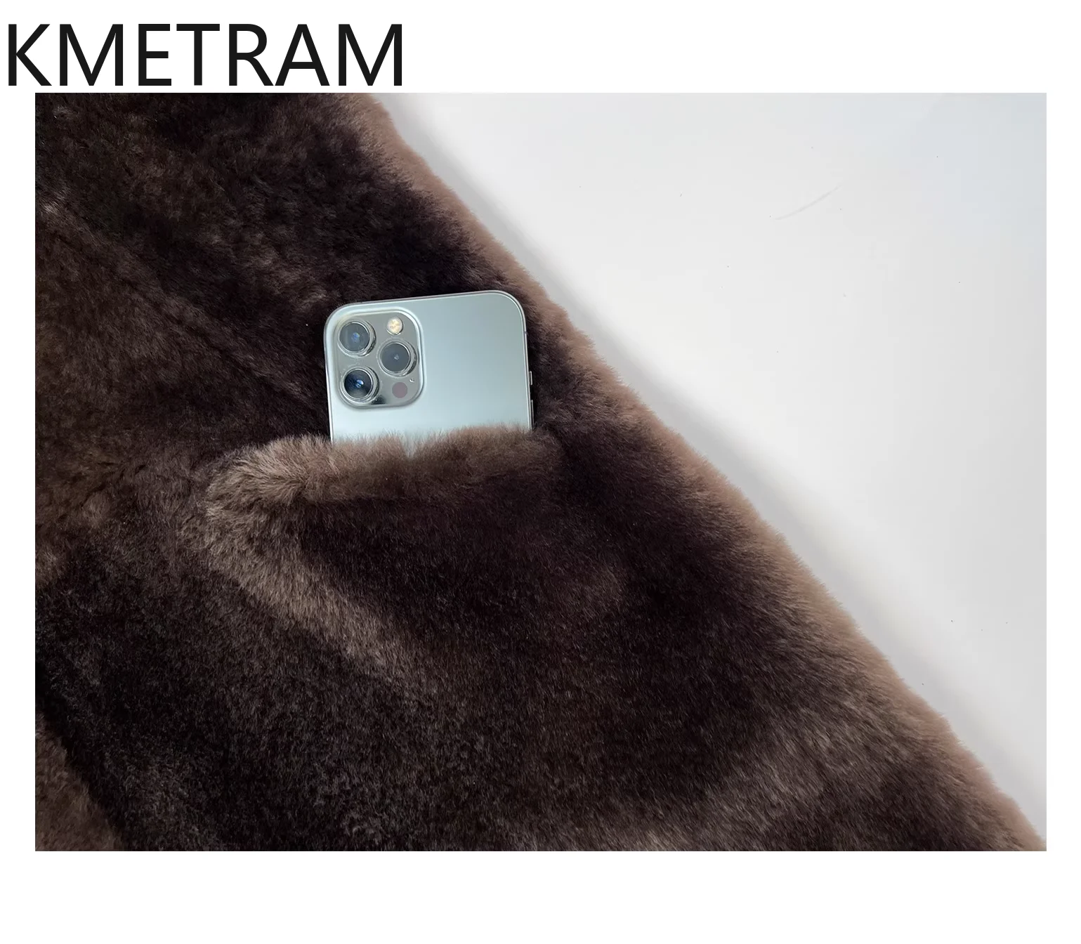 Natural Merino Sheepskin Wool Double Faced Fur Jacket Woman Dark Brown Long Real Fur Coat Winter Clothes 2025 Furry Jackets шуба