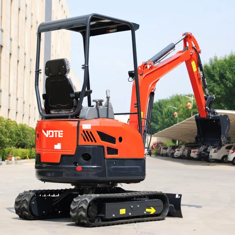 2 Ton EPA Engine Farm Excavators High Efficiency Hydraulic New Crawler Diggermini Escavadora Customize Compact Baggers