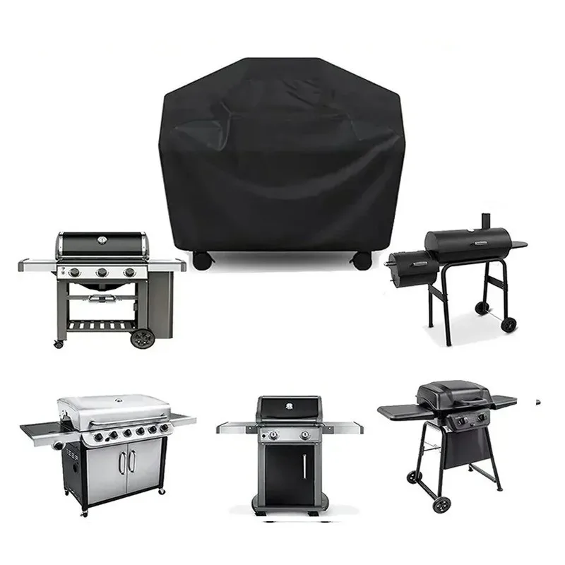 BBQ Grill Barbeque Cover Anti-Dust Waterproof Weber Heavy Duty Charbroil BBQ Cover Outdoor Rain Protective Barbecue Cover