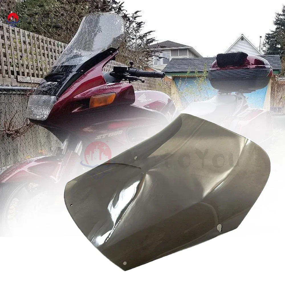 ST1100 Windscreen Windshield for Honda ST 1100 Pan-European 1990-2000 2001 2002 Motorcycle Touring Screen Wind Deflector