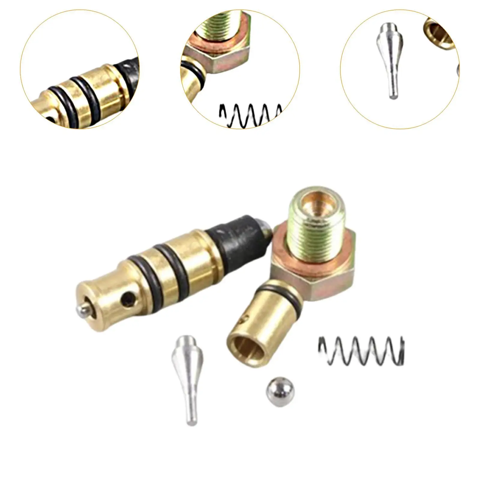 طقم صمام مضخة زيت الرافعة الشوكية اليدوية الهيدروليكية قطع غيار ضغط قوي #5