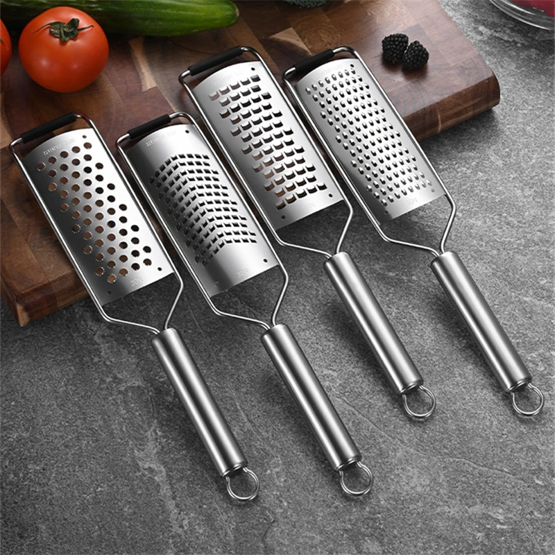 

Multi-Purpose Cheese Grater Stainless Steel Vegetable Cutter Planer Handheld Potato Carrot Slicer Lemon Zester Kitchen Gadgets