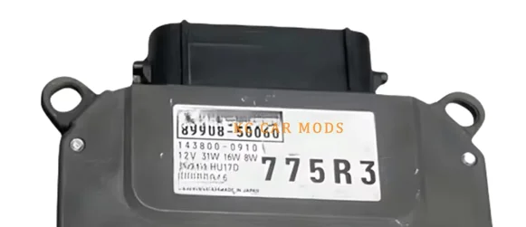 Módulo de LED para controle de faróis 89908-50060 775R3 143800-0910, unidade de controle de computador para faróis 89908 50060 775R3 para L-exus, acessórios automotivos por atacado.