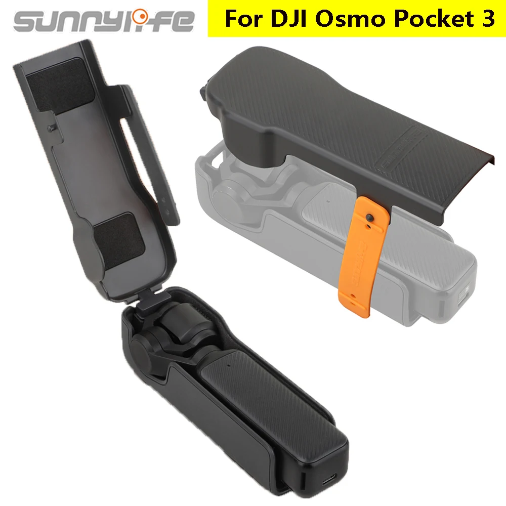 

Sunnylife For DJI Osmo Pocket 3 Protective Case Camera Lens Screen Protector Anti-fall Flip Cover Quick Release Case Accessories