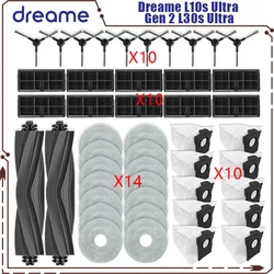 Dreame L 30S Ultra, Dreame L 10S Ultra Gen 2 Vacuüm Onderdelen Hoofdroller Zijborstel Hepa Filter Dweil Stofzak