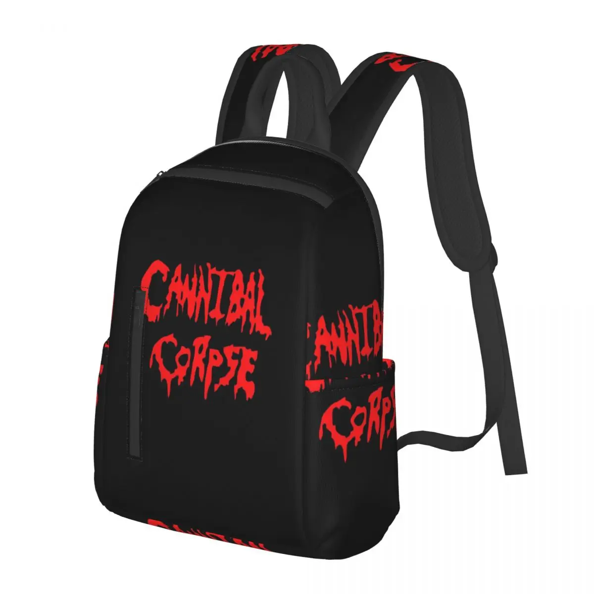 Cannibal Corpse Death Metal Band Student Backpack School Bag Hiking Travel Daypack for Men Women Bookbag Shoulder Bags