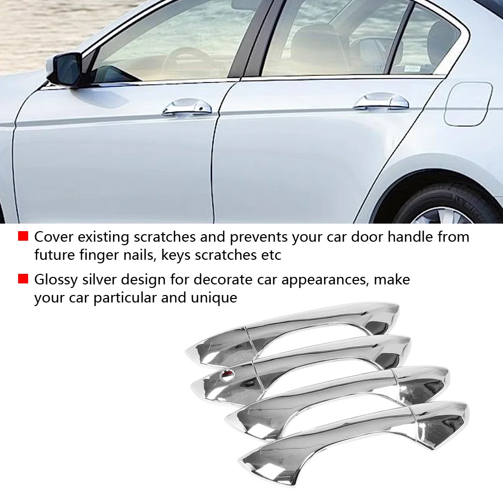 Side Door Handle Cover Trim Car Exterior Accessories Side Door Handle Cover Trim Decor for  Accord 2008-2012