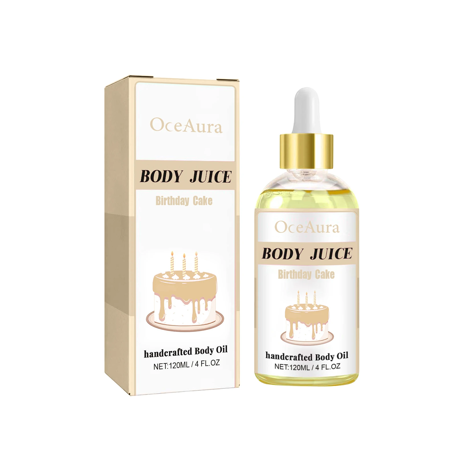 

OceAura Handcrafted Body Oil Body Massage Moisturizing Firming And Tender Skin Care Essential Oil 3pcs